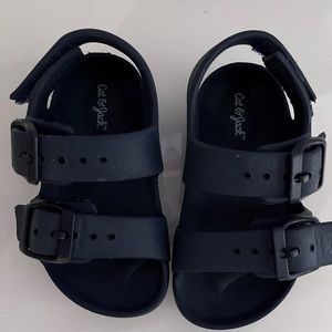 cat & jack navy blue sandals